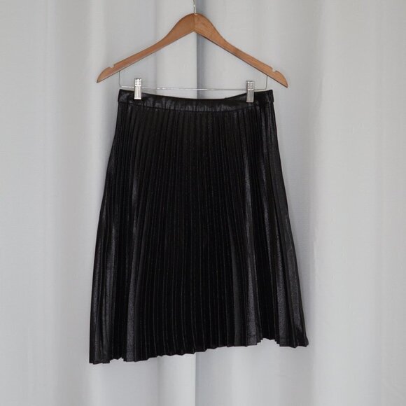 Silvian Heach Metallic Pleated Skirt Sz S - Picture 3 of 11